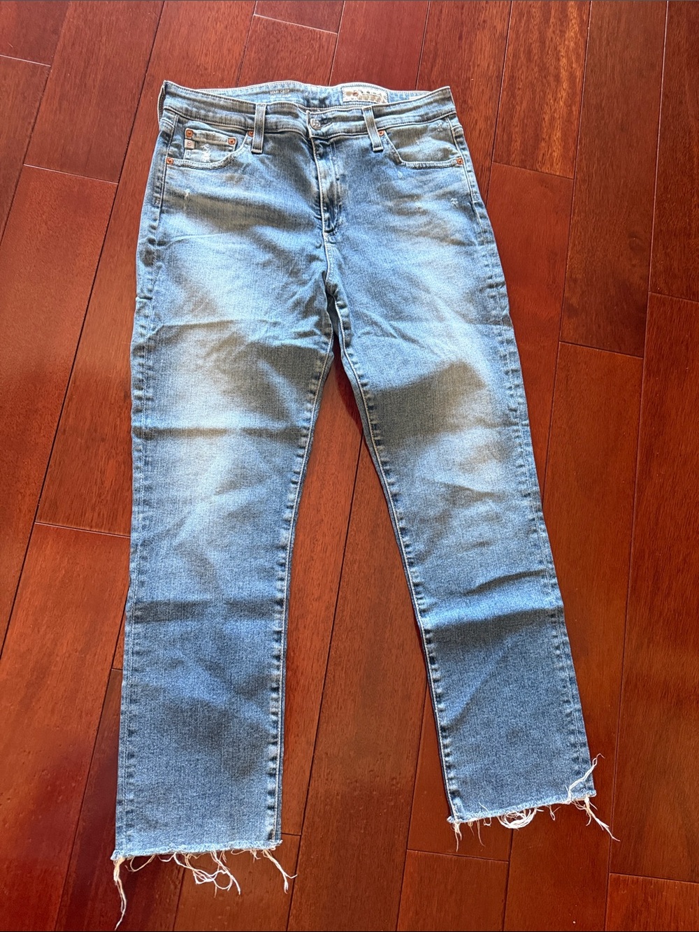 AG Adriano Goldschmied Light Blue Denim Jeans